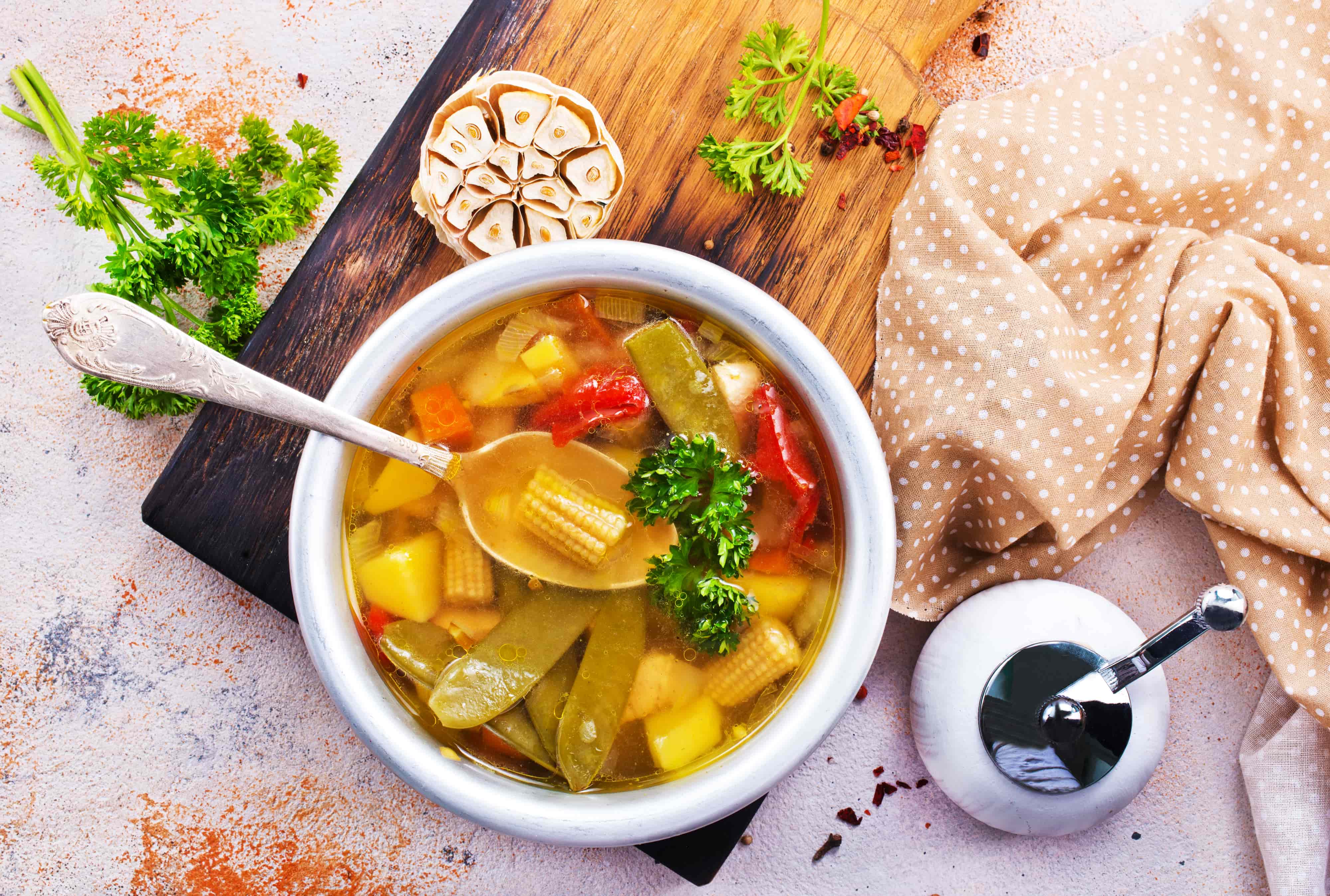 Рецепт ПП супов. Приготовление овощного супа для похудения